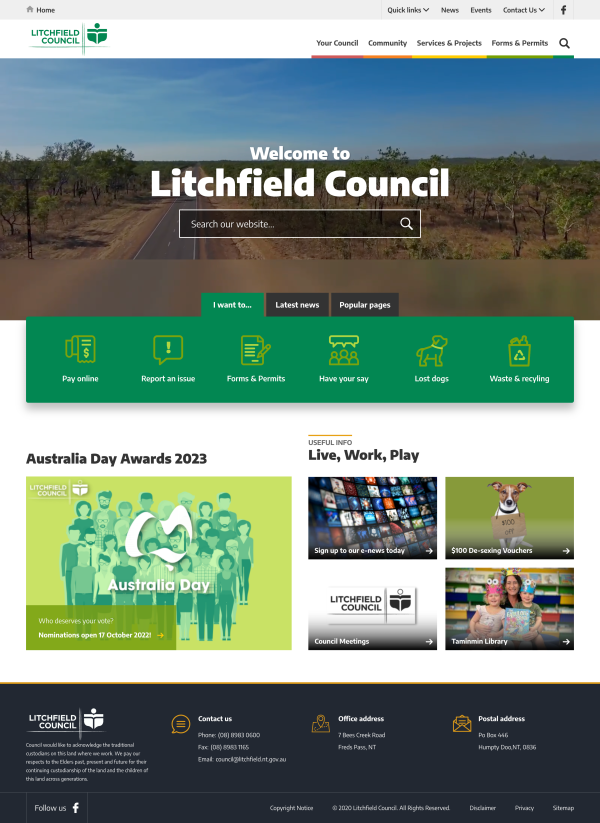 Litchfield Homepage