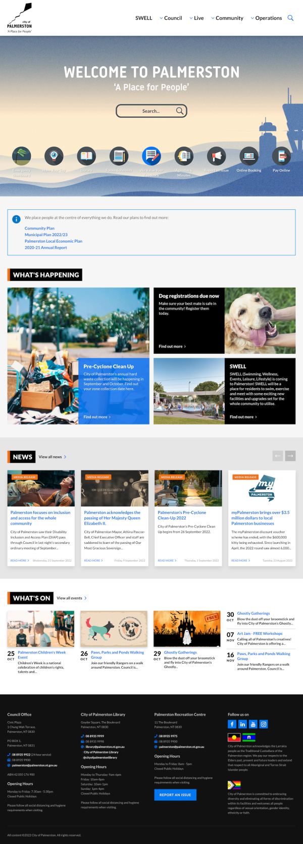 Palmerston NT Homepage