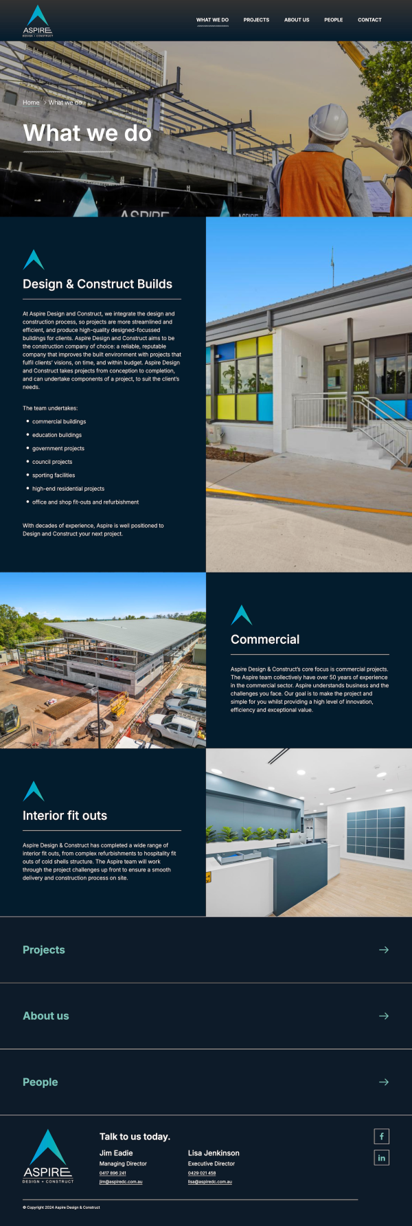 Aspire Design & Construct Who We Are