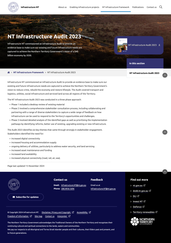 Infrastructure NT Audit