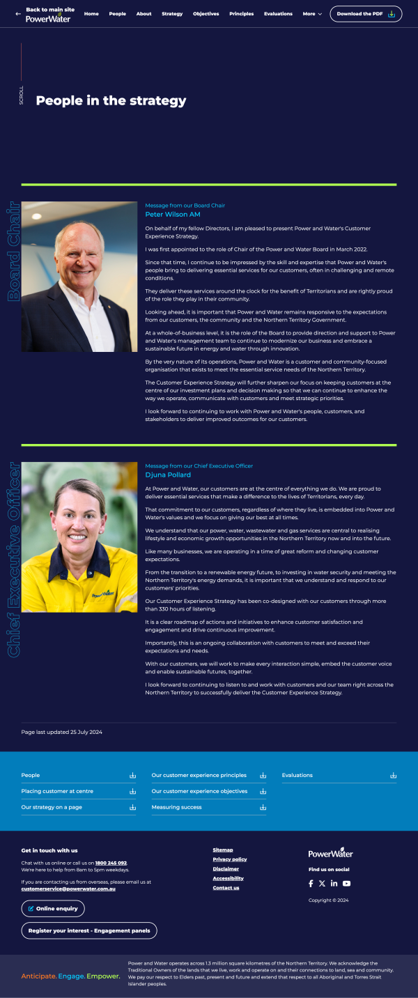 CX Strategy People in the Strategy