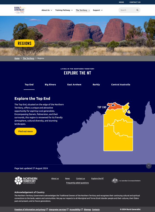 Rural Generalist Map